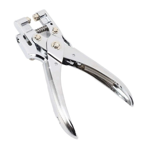 Heavy Duty Single Hole Puncher For Office And School Paper Craft Work Handheld Metal Eyelet Grommet Punch Tool With 5mm Punch Diameter And 30 Sheets Capacity Built To Last With A Cr Plated Finish Workhorse