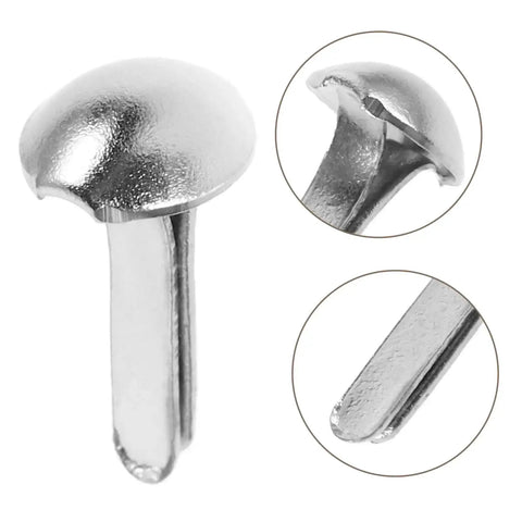 Mini Iron Brads For DIY Projects 100 Pack Paper Craft Fasteners For Shadow Puppet Making Kit And Scrapbooking Embellishments Repairs Metal Fasteners For Craft Junkies