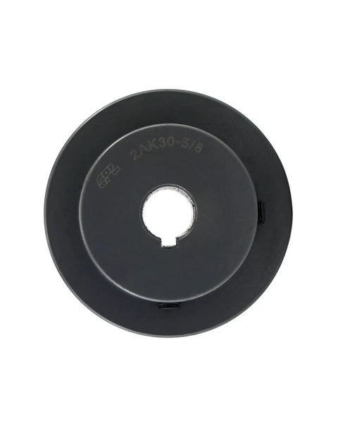 Durable Cast Iron Double Groove V Belt Pulley 3.05 Inch OD With Five Eighth Inch Fixed Bore AK Fixed Bore For A 3L And 4L Belts