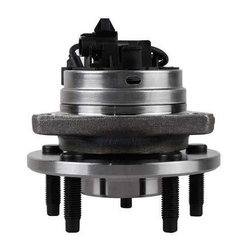 Front view of 513214 Front Wheel Hub Assembly Pair Fits Chevy Malibu 04-12 Cobalt HHR 08-10 Pontiac G6 05-10 Saturn Aura 07-09
