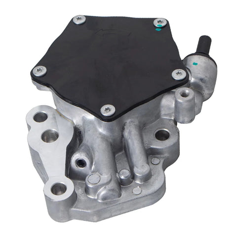 Brake vacuum pump TUCAREST 12684050, aluminum housing with black top cover, side mounting ports