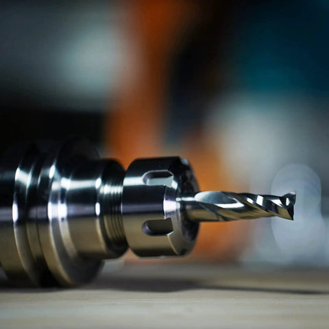 Upcut Spiral CNC Router Bit With Half Inch Shank And Half Inch Cutting Diameter HRC55 Solid Carbide For Wood Mortises Dadoes Carving