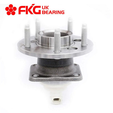 Front view of Rear Wheel Bearing Hub Assembly Set Of 2 For 2000 2013 Chevy Impala 2005 2009 Buick Lacrosse 2002 2005 Chevy Monte Carlo 1997 2003 Pontiac Grand Prix Replacement Direct Fit.