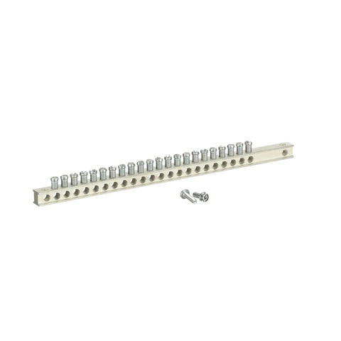 Single 24-Hole Load Center Grounding Kit TGK24CP for PowerMark Gold Panelboard Ground Bar with mounting screws, UL Listed