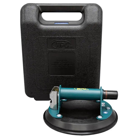 8 Inch Vacuum Suction Cup Lifter with Metal Handle and ABS Body plus case for glass, tile, metal; ideal for contractors, DIYers