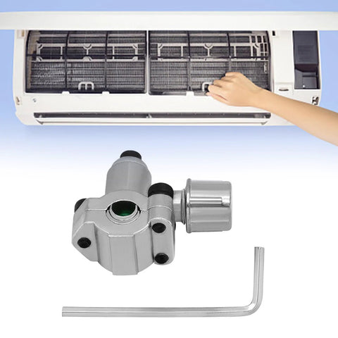 Refrigerator tap valve kit BVP31 with wrench and hex key, silver needle valve for refrigeration hoses.