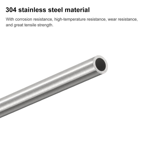 Capillary tube, 304 stainless steel, OD 5.5 mm, wall 0.6 mm, length 250 mm