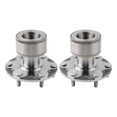 Two Front Wheel Hub Bearing Assemblies With ABS Sensor For Toyota 4Runner 1996 To 2002 Sequoia 2001 To 2007 Tacoma 1995 To 2004 And Tundra 2000 To 2006 Replacement 4350204040 9036954001