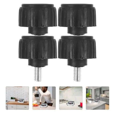 4 Pack Replacement Scale Feet For Electronic Platform Scales With Shock Absorber Design, Universal 1.37 Inch