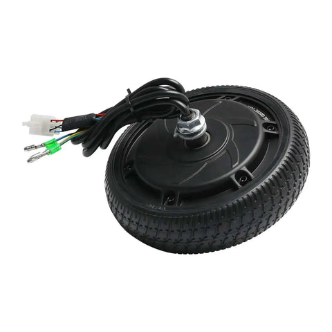 24V 250W Gearless Brushless Hub Motor With 6.5 Inch Solid Tire Wheel for scooter ebike toy car mini car high speed brake