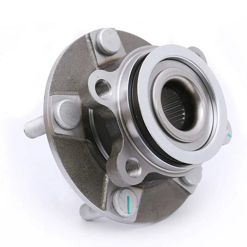 Front Wheel Bearing Hub Assembly For 2008-2013 Nissan Rogue, 2014 Rogue Select, And 2007-2012 Sentra, 5-lug, close-up view