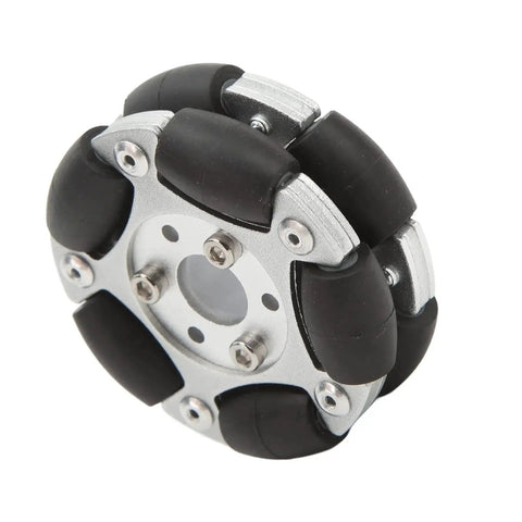 Omni Wheel Replacement For Robots No Slip 360 Degree Rotation 60mm Diameter Aluminum Alloy Wheel With Screw Upgrade