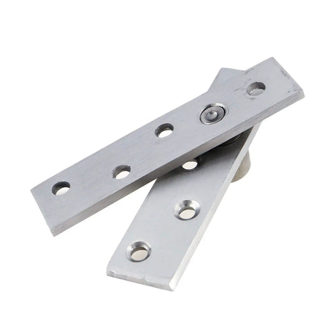 Hidden Door Pivot Hinges Set Stainless Steel 270 Degree Rotation, 2 Pack With Screws Included, 98mm x 24mm x 4mm, Durable Design