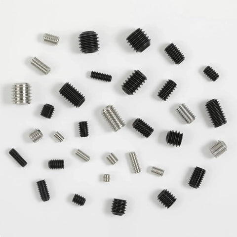 Assorted Headless Set Screw Kit 510 Piece 13 Size Metric M3 M4 M5 M6 M8 Stainless Steel 304 for Machinery Pulleys and Shafts