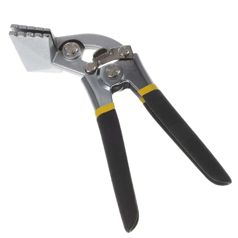 2 Piece Manual Sheet Metal Seamer Set For Edge Forming And Flattening With Duckbill Pliers, front view of hand tool
