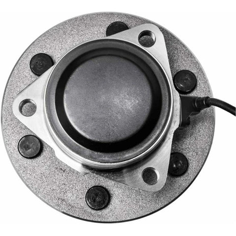 Top view of 2 Piece Front Wheel Hub And Bearing Assembly For Chevy Silverado 1500 Classic 2007 And GMC Sierra 1500 Classic 2007