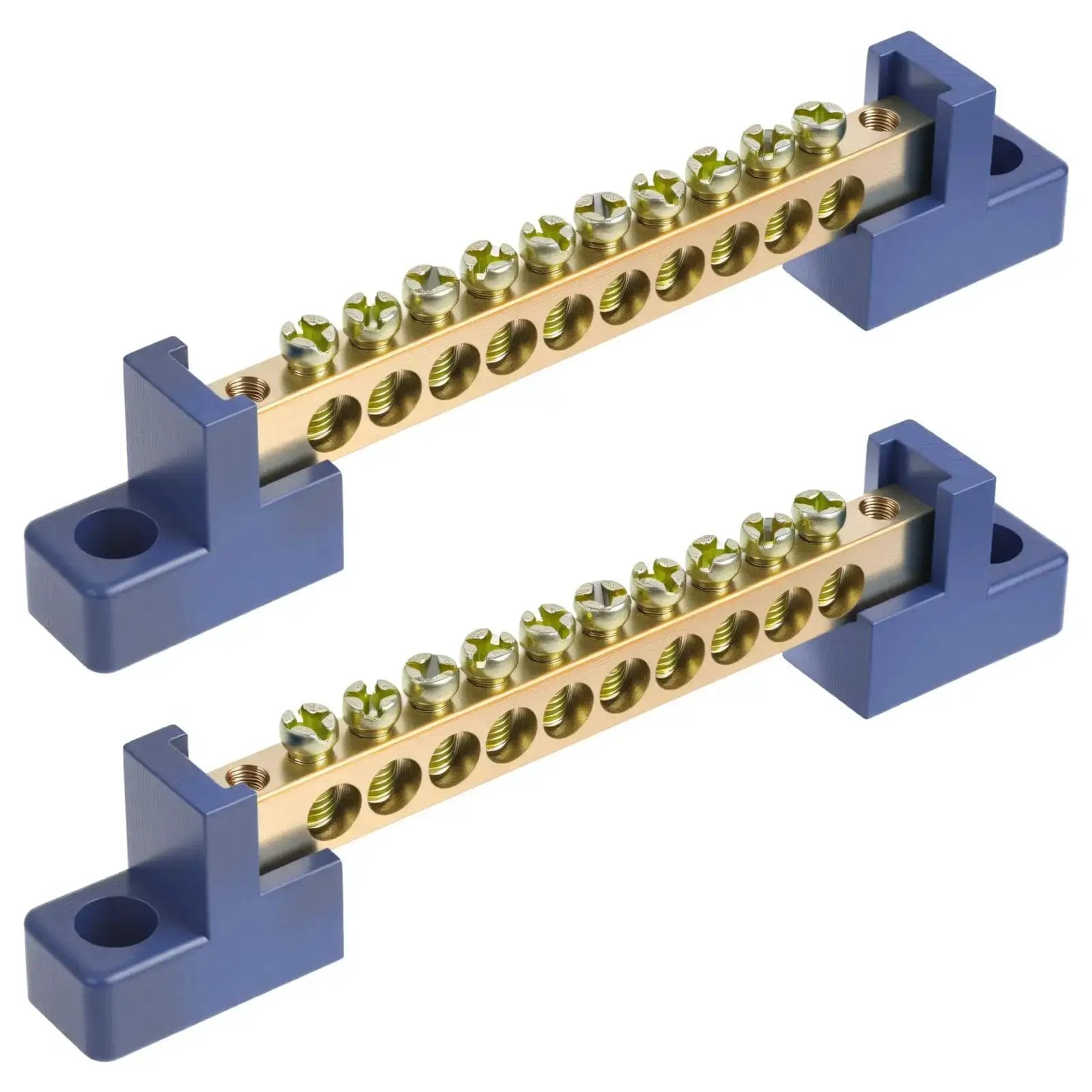 Beefy Ground Bar Kit 10 Positions For Electrical Panel...