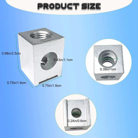 Neutral Lug Kit For Four To Two Zero Gauge Wires Aluminum Ground Lugs Set product size dimensions.