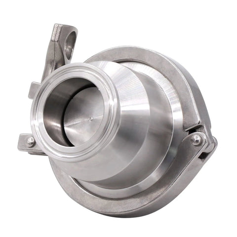 Sanitary check valve, 1.5 in tri-clamp, stainless steel 304 with FKM gasket