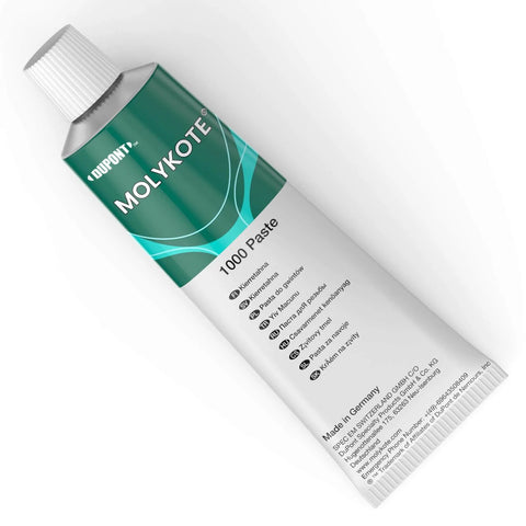 Heavy Duty Solid Lubricant Paste For Bolted Metal Joints And Anti Seize Fasteners, High Load And High Temperature Resistance, Chemical Resistant, Nickel Free And Lead Free, 100G Brown Tube For Threads And Fasteners, Pro Grade Industrial shown from side view