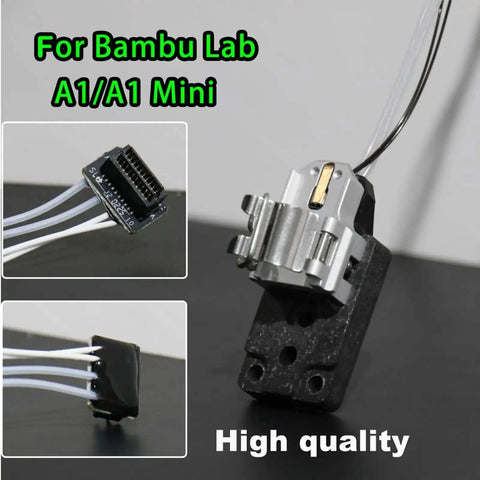 Hotend Heating Assembly For Bambu Lab A1 And A1 Mini 3D Printer Up To 390C With Thermistor Ceramic Heater Base Quick Change Kit