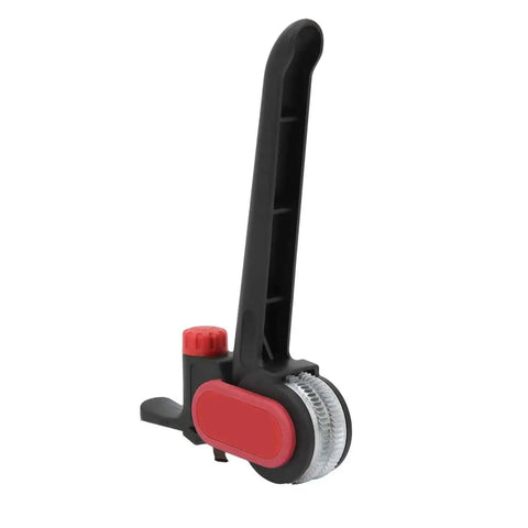 Heavy Duty Cable Stripper And Cutter Kit With Adjustable Depth To Five Millimeters, replaceable blades shown, black and red tool