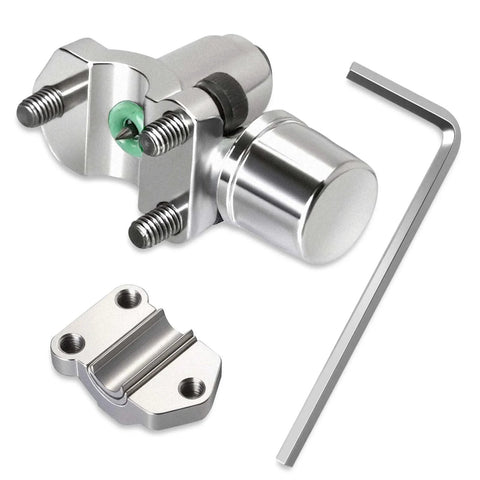BPV31 bullet piercing valve kit, 2 pcs zinc alloy needle valves with mounting bracket and hex Allen key