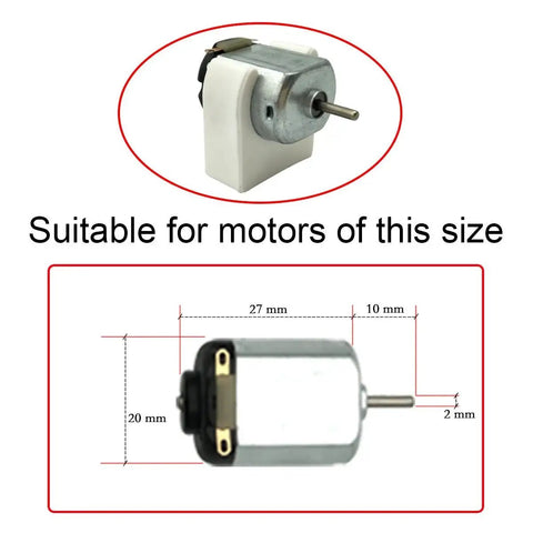 25Pcs 130 Size Mini Electric Motors Mounting Bracket Holders For 20mm DC Motors Ideal RC Car DIY Projects ABS White Mounts