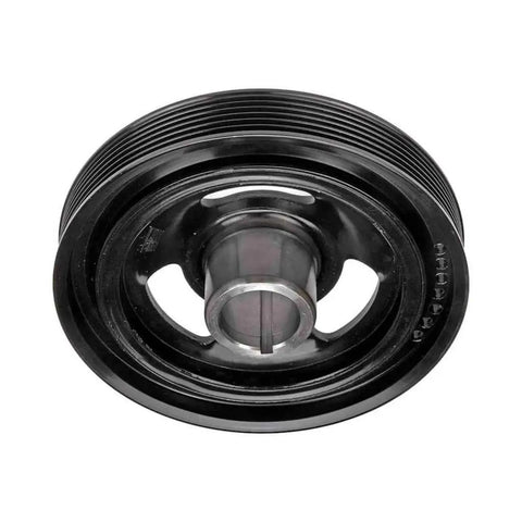 Saturn Aura Harmonic Balancer 2007 2008 Black Serpentine Drive Belt Type Keyway Replacement Part For OEM 12555691 Front View