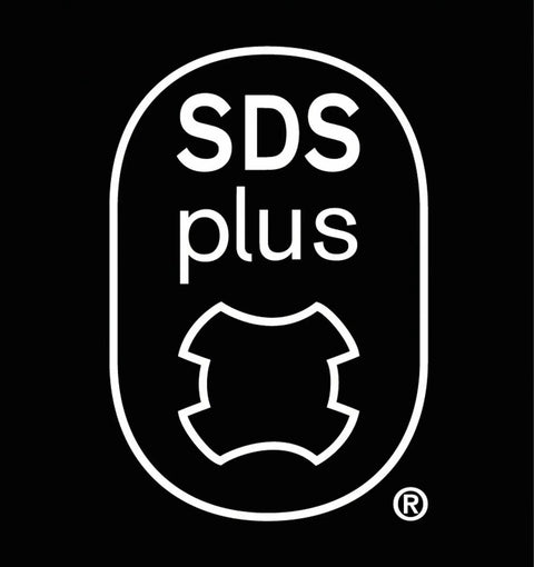 Logo for SDS Plus hammer bit system used in Two Cutter Head SDS-Plus Rotary Hammer Bit For Concrete Drilling