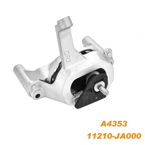 Nissan Altima 2.5L Engine Motor Mount Set For 2007-2017 Auto Transmission Replace A4350 A4353 A4340 A4339 Direct Fit Vibration Dampening Includes All Brackets And Hardware 11210-JA000 11220-JA000 11350-JA00A 11360-JA000, showing A4353 motor mount with 11210-JA000 part number on white background