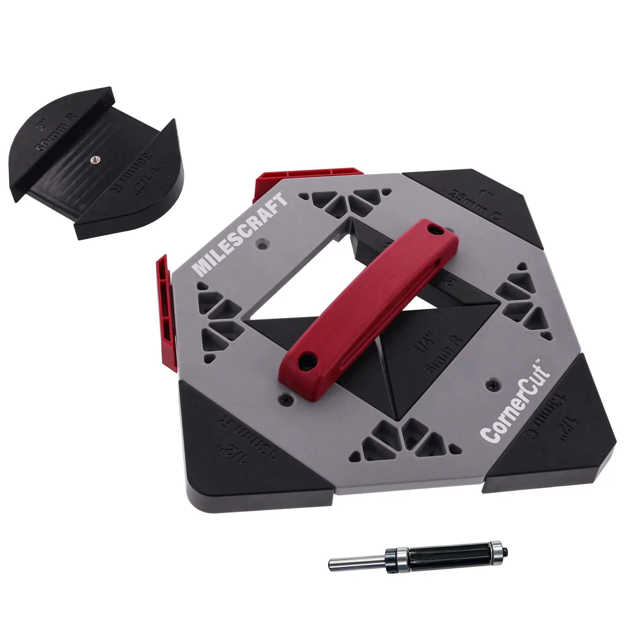corner radius router jig with dual-bit & profiles ...