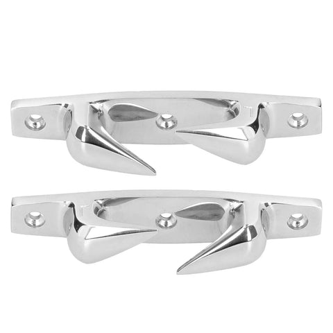 Bow Chocks For Boat 4.69 Inch 316 Stainless Steel Mooring Cleats Set Of Two Left And Right Fairlead Dock Cleats