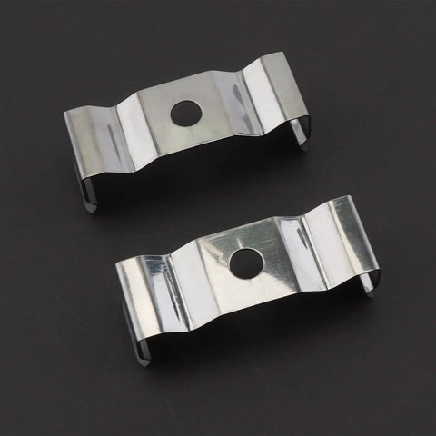 Durable T8 Light Clips and Bracket Hangers for Hanging Integrated Tube Light Fixtures, nickel plated manganese steel