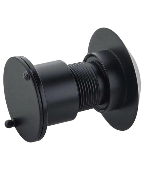 Solid Brass Door Peephole Viewer With 220 Degree Wide Viewing Angle And Heavy Duty Rotating Privacy Cover For Front Door Security, black finish