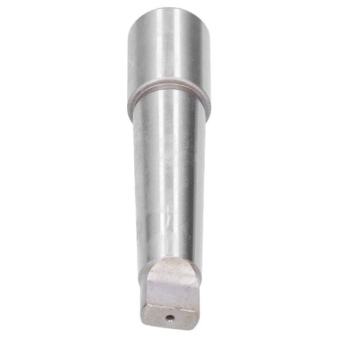 Morse taper arbor sleeve for R8 drill adapters in silver steel, side view