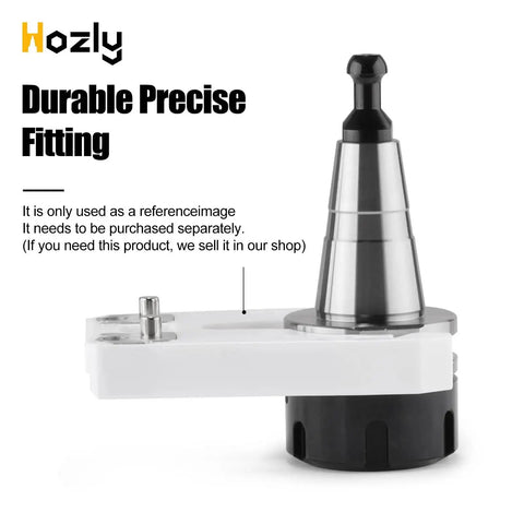 Side view of ISO30 Balance Collet Chuck ER32 45L High Speed G2.5 30000RPM CNC Tool Holder Stainless Steel With Pull Stud