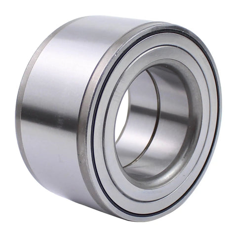 Close-up of a single metal bearing from the Front Wheel Hub And Bearing Assembly Two Pack For Toyota Sequoia 4WD 2001 To 2007 Tacoma 1995 To 2004