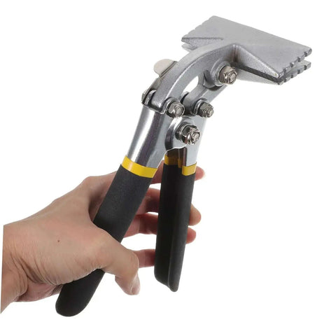 Manual Metal Bender Tool For Bending And Flattening Sheet Metal With Straight Jaw Hand Seamer Grip For Construction And DIY Projects