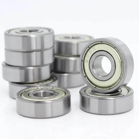 608ZZ C3 High Speed Sealed Ball Bearing 8x22x7mm (8mm x 22mm x 7mm) 10-Pack for Skateboards, Longboards, Scooters