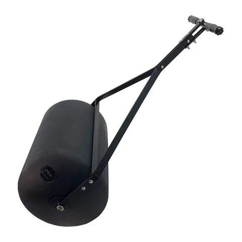 Powerful 270 Lb Poly Lawn Roller For Push Or Tow With Easy Turn Tethered Plug And Quick Filling Drum 18 By 24 Inches Brinly PRC-241BH-A