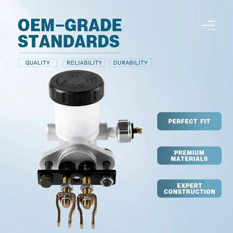 Hydraulic Brake Master Cylinder For Go Karts, ATVs And Buggy Rigs, Replacement Fit For Roketa Sunl Kandi Kazuma Kinroad