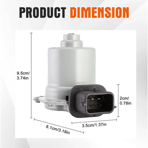 DSG Clutch Actuator Replacement Kit For Ford Focus And Fiesta Two Piece Fits 2012 2017 Focus And 2011 2017 Fiesta Replaces AE8Z7C604A Compatible With DPS6 6DCT250 6 Speed Transmission product dimensions.