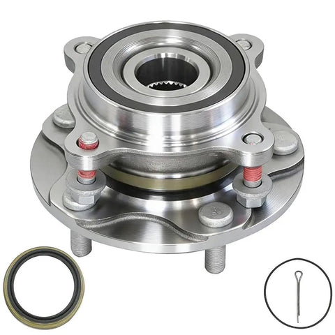 Front Wheel Bearing Hub Assembly For 4WD With 5 Lugs Fits 2008 2018 Toyota Sequoia And 2005 2018 Toyota Tundra 4x4 Heavy Duty