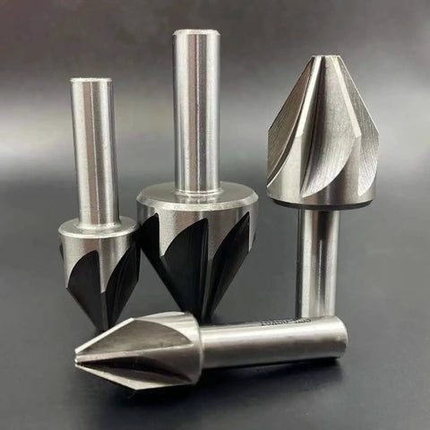 60 Degree Carbide Chamfer End Mill The Workhorse For Clean Chamfers And Deburring, metal bits on display