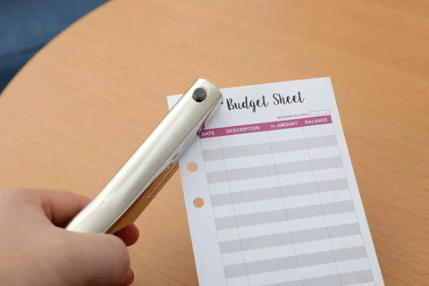 Using Beefy Heavy Duty 1/8 Inch Single Hole Punch With Ultra Long Depth Up To 53mm Lets You Punch Anywhere On a Budget Sheet