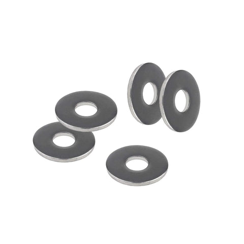Favordrory M8 flat washers, 304 stainless steel, 24mm outer diameter, 2mm thick, pack of 100