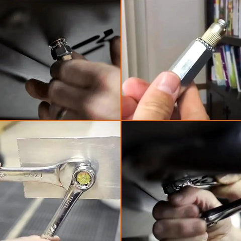Installation of 1/4-20 UNC Rivet Nut Threaded Insert Nut Flat Head Knurled Carbon Steel 100 Pack in thin sheet metal