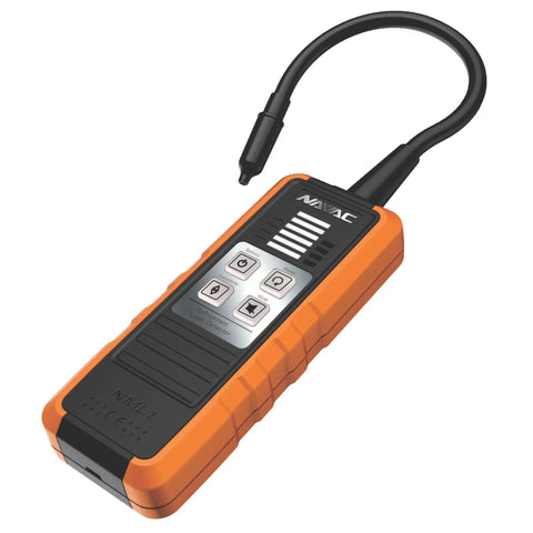 Pro Grade Refrigerant Leak Detector With Semiconductor Sensor, Rechargeable Battery, NAVAC NML1 Portable Tool for CFC HCFC HFC Leaks