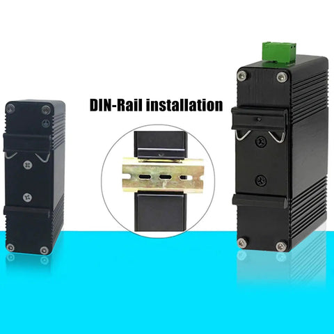 1.65 Inch Din Rail Mount Clip Snap In Universal Bracket For 35mm Din Rails Aluminum Alloy Relay Clip Heavy Duty Black Mounting Clip 10 Pack